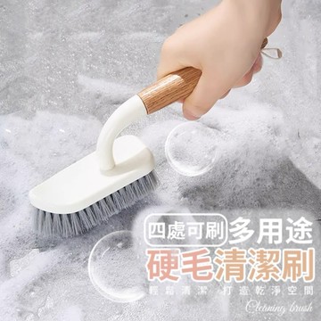 木柄地板刷 硬毛刷 地板刷 長柄清潔刷 刷子 清潔刷 地板清潔 洗鍋刷 地面刷 手柄刷子