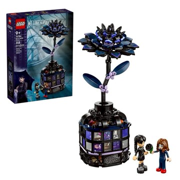 LEGO 76784 星期三系列 黑色大理花 Black Dahlia Flower  1套  多色