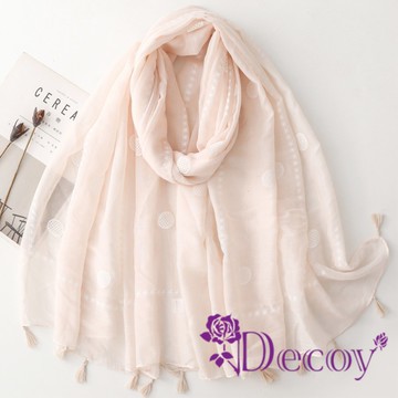 民族時尚 波西米亞流蘇披肩圍巾/星點