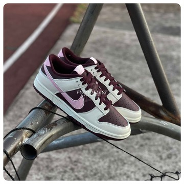 【逢甲 FUZZY】Nike Dunk Low Valentine's Day 情人節 酒紅 粉勾 DR9705-100