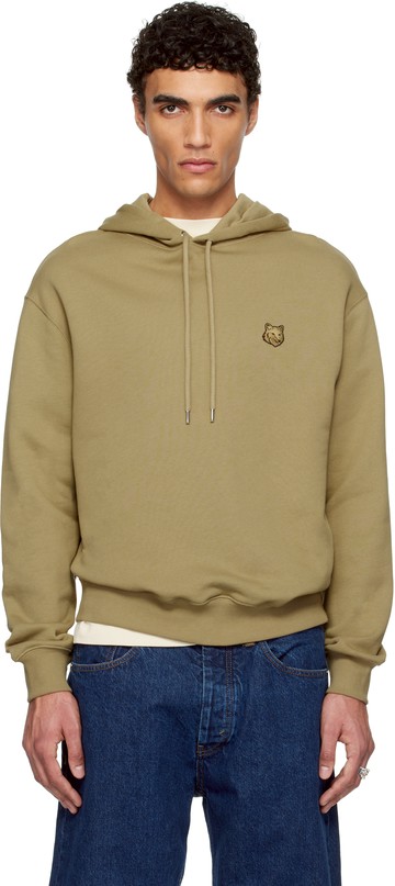 Maison Kitsuné 绿色 Bold Fox Head Patch Comfort 连帽衫