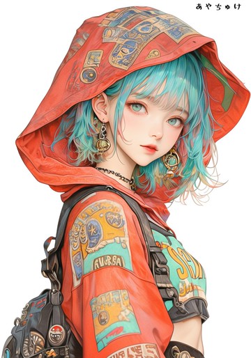 【11月新品】07-105-0176 人物貼紙 冬日女孩