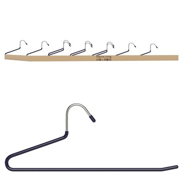 NATURE LIVING 防滑褲架 深藍色  10個