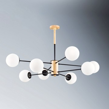 E27北歐風半吸頂八燈 C16-13-61484