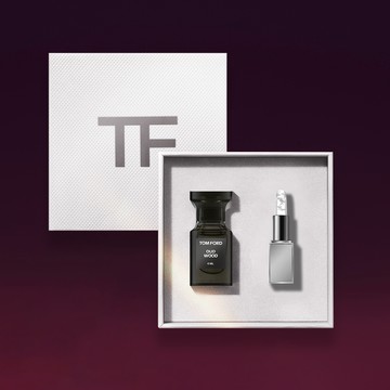 送禮男香👔【TOM FORD】男生精緻送禮 私人調香銀箔護唇香水禮盒 | 私人調香 4ML+香檳銀箔潤唇膏 #香氛香水生日禮物推薦 | 護唇膏 | 送男友 男生送禮