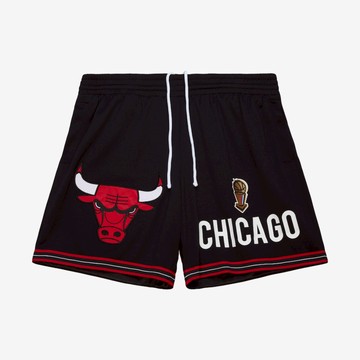 Mitchell & Ness NBA TEAM ORIGINS 7in MESH SHORTS - CHICAGO BULLS 男 短褲 BT9267-CBUBLCK