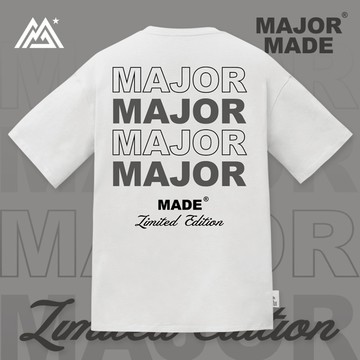 【MAJOR MADE】四排感字母泡泡膠短TEE