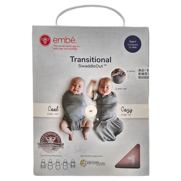 embe 小蜜蜂舒眠睡袋 第二階段 3-6個月新生兒 粉紅長頸鹿  1個