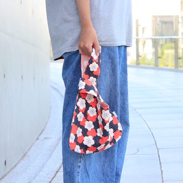 【日本棉布】梅花浪漫 交叉手腕包