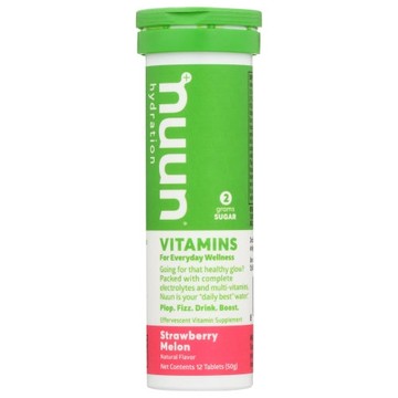Vitamin Strwbry Melon Case of 8 X 12 TB by Nuun