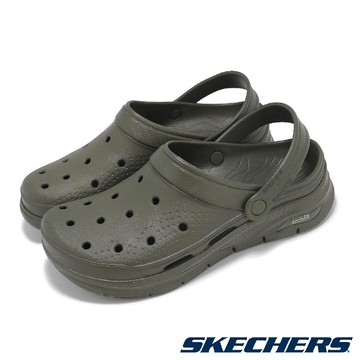 洞洞鞋 Arch Fit-Valiant 男鞋 綠 雙密度 支撐 親水 園丁鞋 涼拖鞋 243160OLV