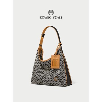 (免運)CYWE意大利托特包大容量通勤包新款斜挎單肩腋下hobo女包包松弛感