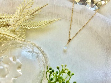 水滴形藍月光石項鍊 印度輕珠寶手工珠 藍月光石項鍊 月光石