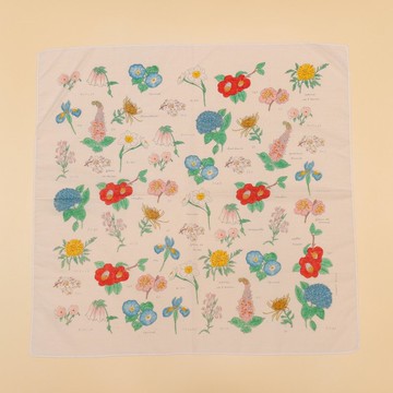 京都手帕-環境友善-花卉