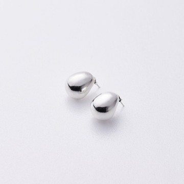 Oval Sphere earrings 橢圓立體耳環