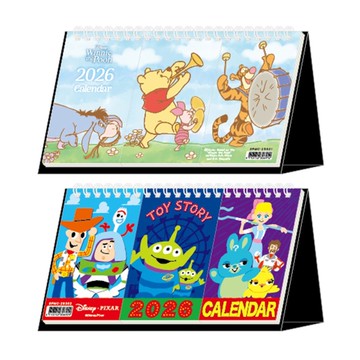 迪士尼Disney 2026年 季桌曆-小熊維尼/玩具總動員