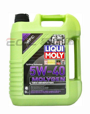 LIQUI MOLY 5W40 MOLYGEN 5L液態鉬 機油 #8536【299免運領券再享折扣】