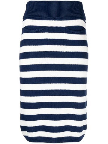 Kenzo Nautical Stripes Midi Skirt