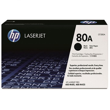 HP 黑色原廠碳粉匣 / 個 CF280A 80A