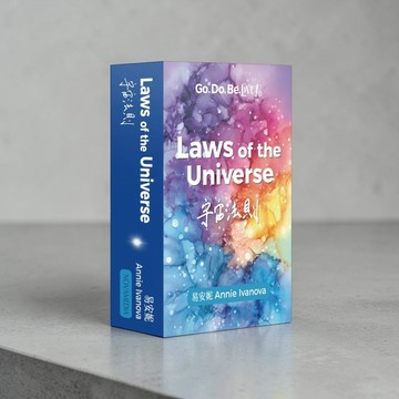 宇宙法則神諭卡 50張手繪個人成長牌卡 心靈成長・自我引導