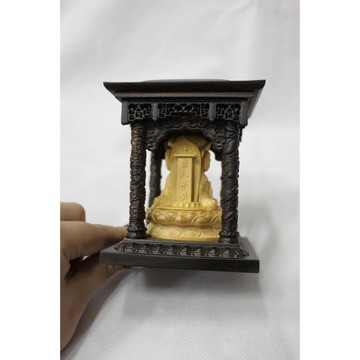 現貨供應 弘喧  西方三聖 出入平安 釋迦牟尼佛 三寶佛 神像 佛像 供奉 木雕 工藝 擺件 行車 雕刻 黑檀 黃楊木