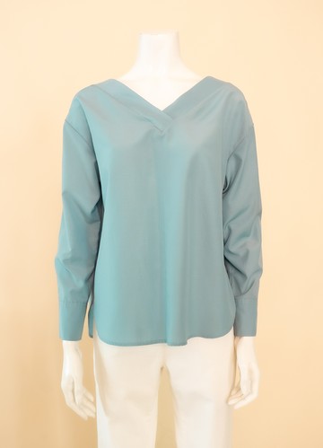 率真不羈Ｖ領連袖闊型上衣