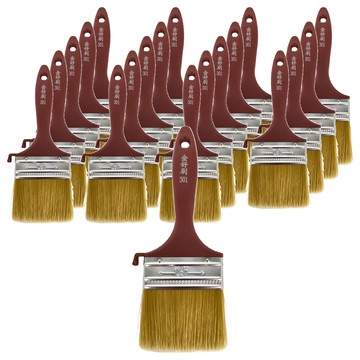 GFT 金富泰五金 金好刷301#無痕刷 (膠柄附鈎) (水.油性用)  3吋  20支