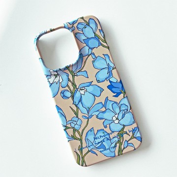 藍色飛燕草_Matt Hard Case_MagSafe