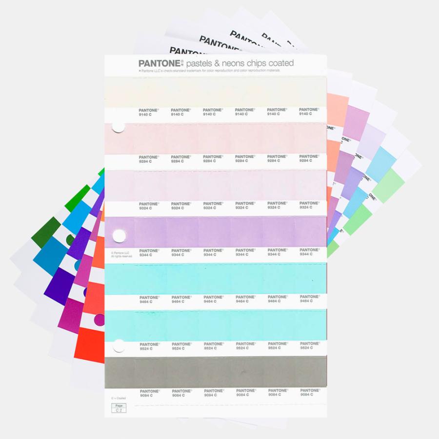 pantone Pastel neon パステル&蛍光　ネオン　色見本 Amazon.com: Pantone Pastel + Neons Coated Page 14C