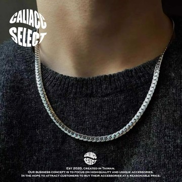 【CALI】隔日到貨! 古巴密合壓花蛇骨項鍊 古巴 蛇骨 項鍊 飾品 搭配 鏈子 古巴項鍊 壓花項鍊 嘻哈 饒舌 鋼鍊