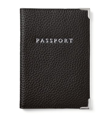 Aspinal Of London Leather Passport Cover