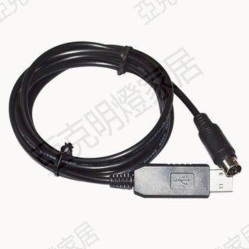 FTDI USB轉MD6 圓頭6針 國網專變采集終端調試維護線 RS232通訊線【亞德機械五金家居】