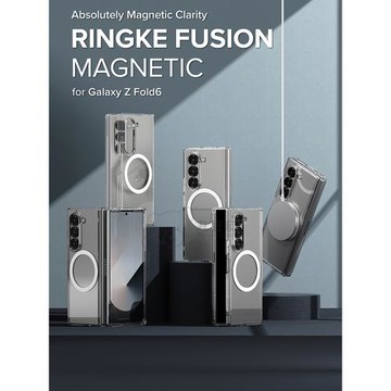 韓國Ringke透明磁吸手機殼適用三星ZFold6折疊屏防摔MagSafe保護套Z Fold6