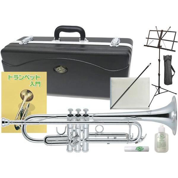 J Michael(Jマイケル) TR-300S トランペット B♭ 銀メッキ 管楽器 シルバー カラー Bb Trumpet セット N　北海道 沖縄 離島不可