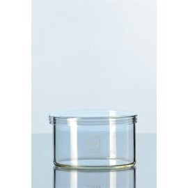 《實驗室耗材專賣》德國   DURAN 玻璃槽附蓋Jar With Lid 1000ML Ø150×80mm 實驗儀器