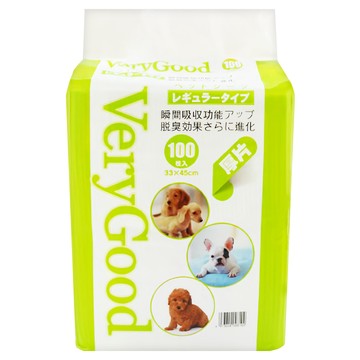 VeryGood 寵物尿布墊  小(33 x 45cm)  100片  1包