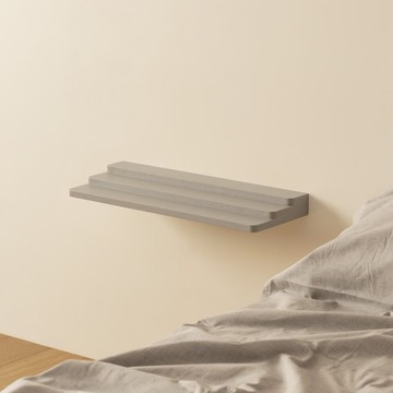 123 Shelf | 白橡木壁掛層架 | 灰