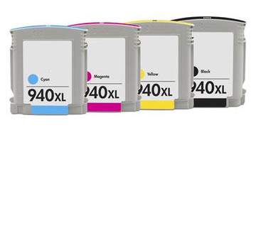 【台灣耗材】HP 940XL相容墨水匣C4906AA黑色C4907AA藍色C4908AA紅色C4909AA黃色(NO.940 XL)(單顆任選) 適用OfficeJet Pro 8000/8500w印表機