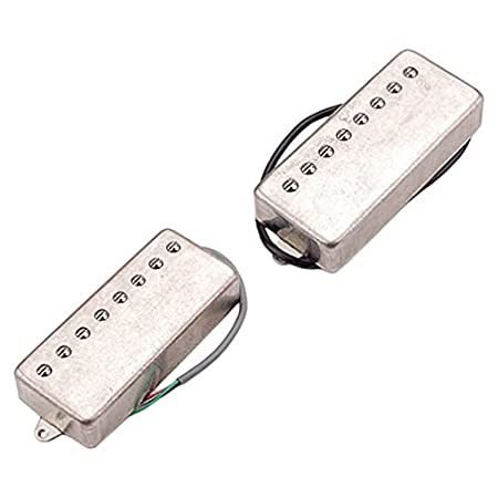 EXCEART Set Guitar Humbucker Pickups Handmade Bridge Pickup Tone Pickups