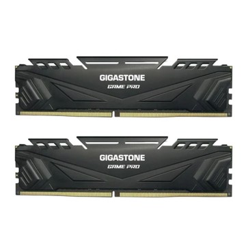 GIGASTONE 立達 16GB 電競超頻 桌上型記憶體 8GB 黑色 PC專用  DDR4‐3200‐8U‐2‐GST‐Game Pro‐Black  2個