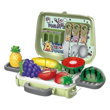 Winnie the Pooh 小熊維尼 三合一水果手提盒 角色扮演玩具 混和顏色  維尼  30 x 24 x 19cm  1組