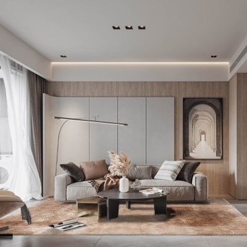 【山德力】舒柔服長毛地毯-米 200x290cm