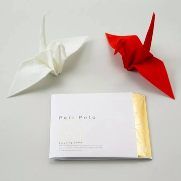 100percent｜【Peti Peto魔術拍拍布】紅白鶴【墊腳石】