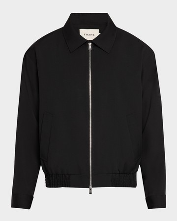 Men's Wool Full-Zip Blouson
