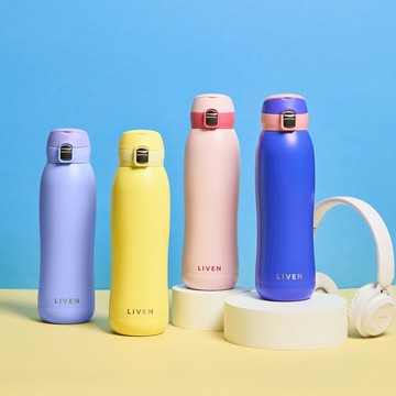 新品上市 | 躍動保溫杯 / 雙層不銹鋼 / 炫色款 / 便攜拉環蓋 / 4色 780ml