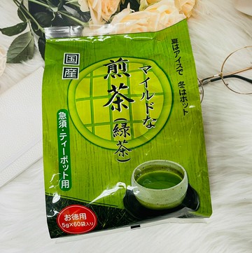 日本 藤二 清香煎茶（綠茶）60小袋入/抹茶入玄米茶 48小袋入 茶包 兩款可選｜全店$299 全家取貨免運