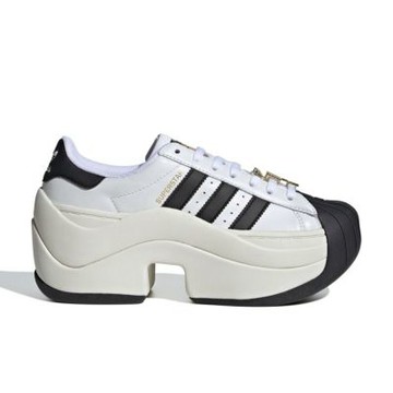W Adidas Superstar Bold 金標白 厚底增高 皮革 貝殼鞋 休閒鞋 女鞋 JR9895