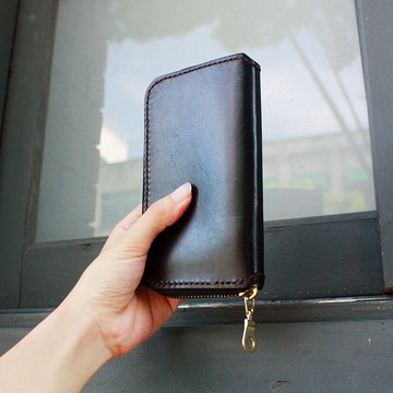 雙層拉鍊零錢包/皮夾/大