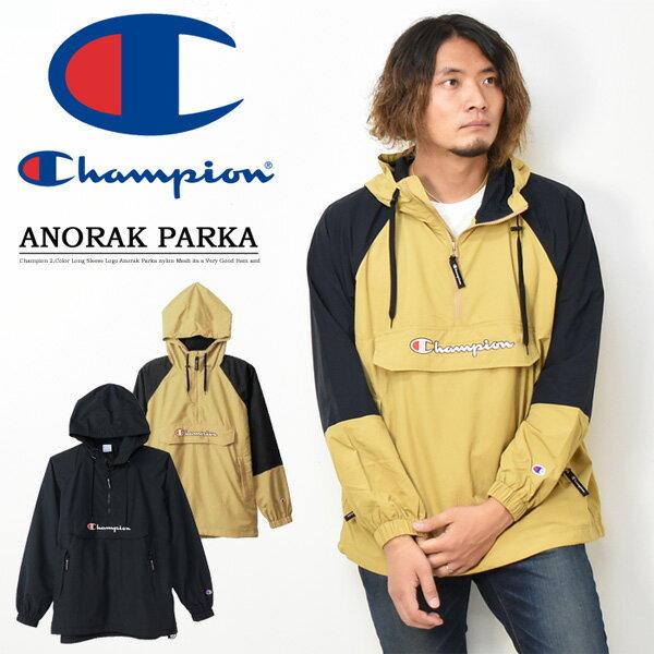 SALE セール Champion チャンピオン ロゴ アノラックパーカー