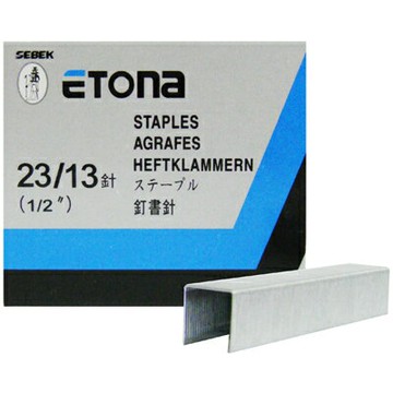 【文具通】ETONA E-23/13訂書針高13mm P2010014【APP滿額下單4%點數(單一帳號最高1000點)】7/31止
